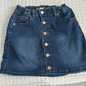 Cat and Jack Girls Jean Skirt